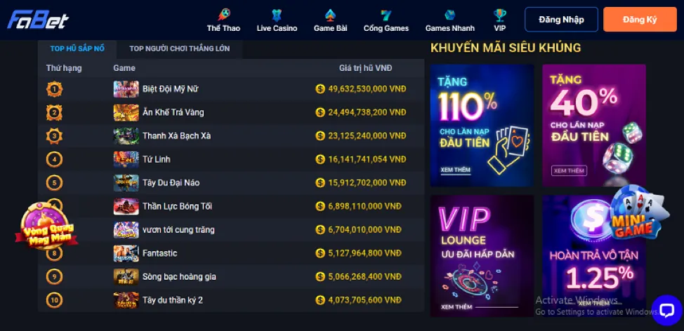 Ưu đãi hoàn trả và thưởng nạp hàng ngày 1xbet